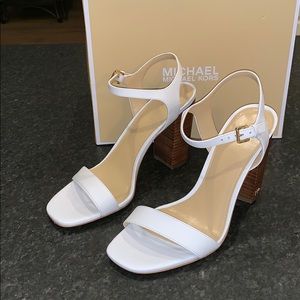 Michael Kors Francine Leather Sandal